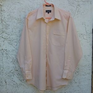 Men's Kilburne and Finch Dress Shirt Peach